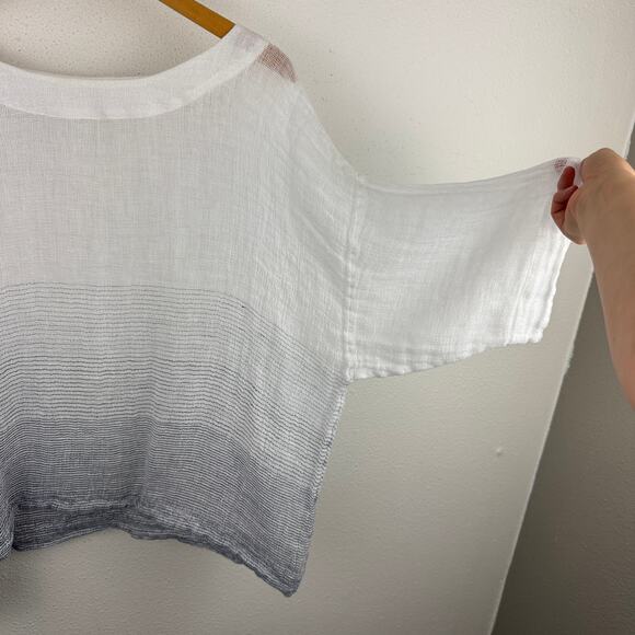 LOT of 3 J. Jill Gauze Linen Tops - Picture 3 of 12